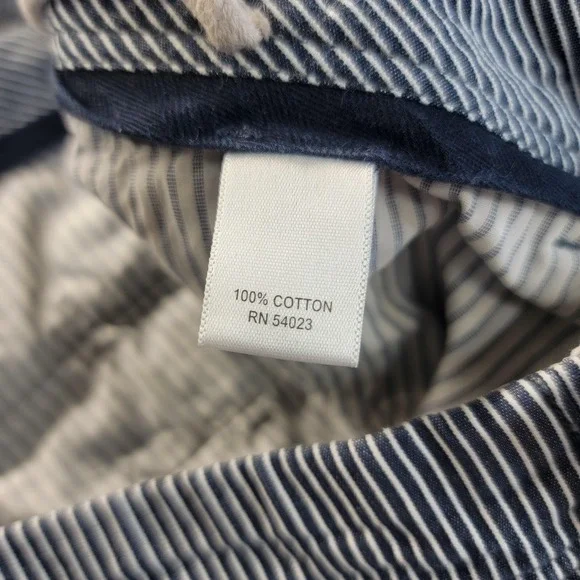 Banana Republic Cargo Shorts Mens 34 Pinstripe Pockets Summer Casual Lightweight - Picture 7 of 14